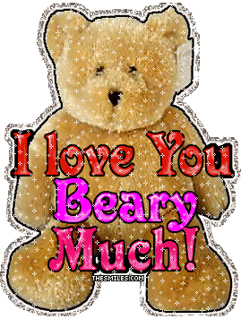 Valentine Glitters - Beary