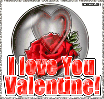 Valentine Glitters - Glass Ball