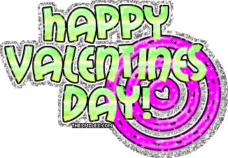 Valentine Glitters - Green Pink