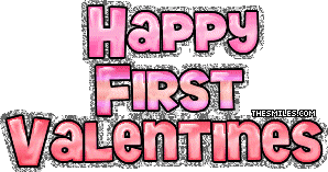 Valentine Glitters - Happy First Valentines