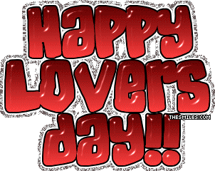 Valentine Glitters - Happy Lovers Day
