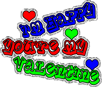 Valentine Glitters - Happy Youre My Valentine