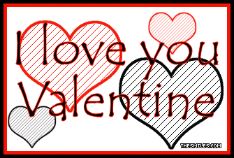 Valentine Glitters - Hcard2