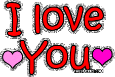 Valentine Glitters - I L Y 2