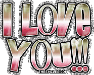 Valentine Glitters - Ily