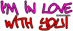 Valentine Glitters - Im In Love Wth You