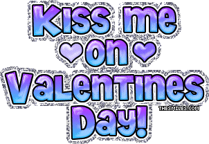 Valentine Glitters - Kiss Me On Valentines Day