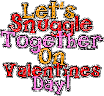 Valentine Glitters - Lets Snuggle