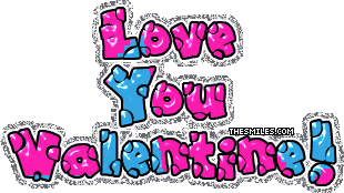 Valentine Glitters - Love You