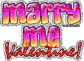 Valentine Glitters - Marry Me