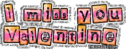 Valentine Glitters - Miss You Valentine