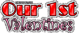 Valentine Glitters - Our First Valentines