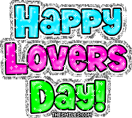 Valentine Glitters - Pink Blue