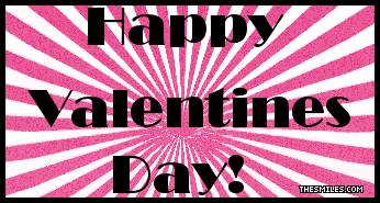 Valentine Glitters - Pink Burst Valentine