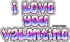 Valentine Glitters - Purple Valentine