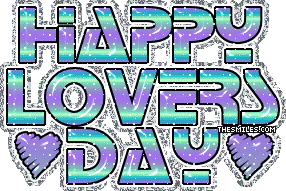 Valentine Glitters - Purple Valentines