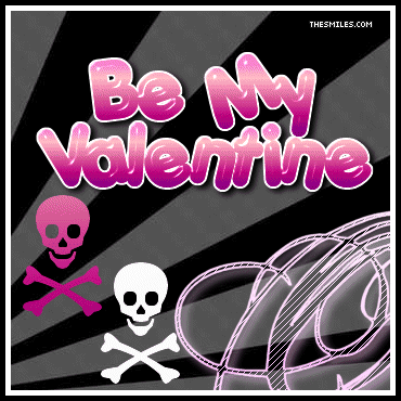 Valentine Glitters - Skull Valentine