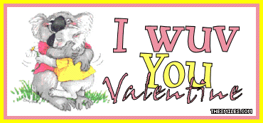 Valentine Glitters - Wuv You